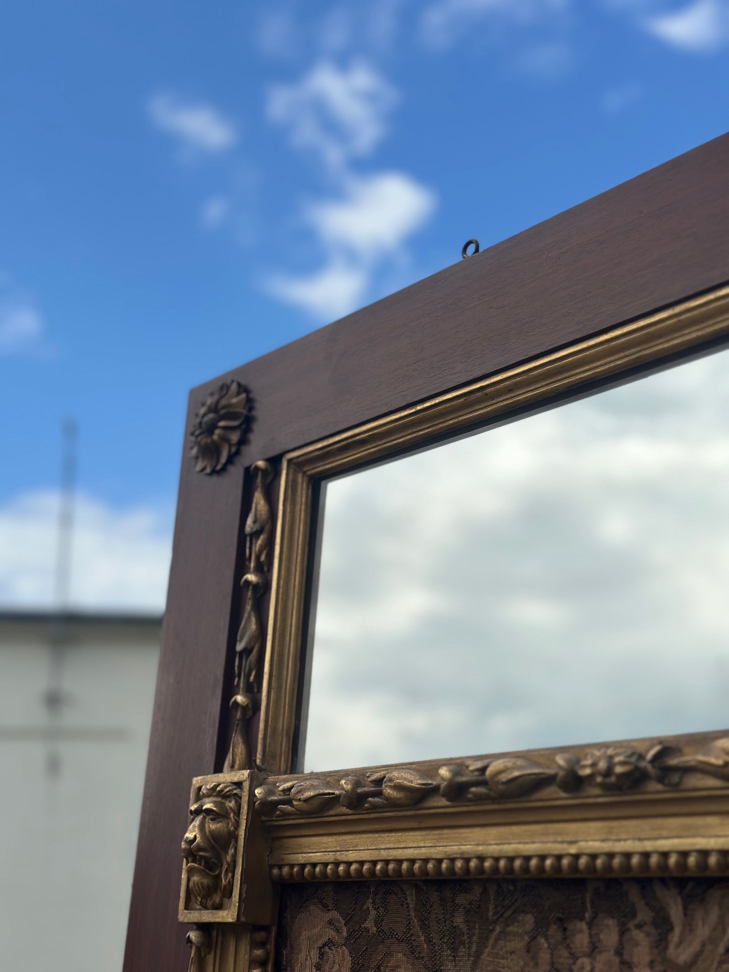 Zabytkowy gobelin z scenami dworskimi | Francja, XIX w.