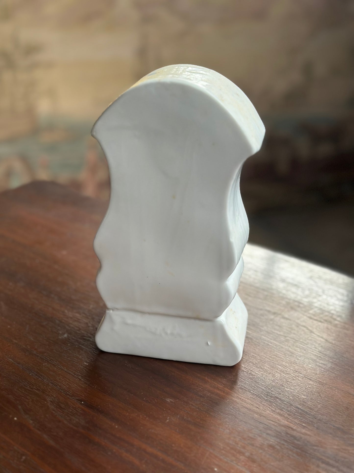 Zegar Stołowy Vintage "Róże i Złoto" - Francuska Porcelana Zdobiona