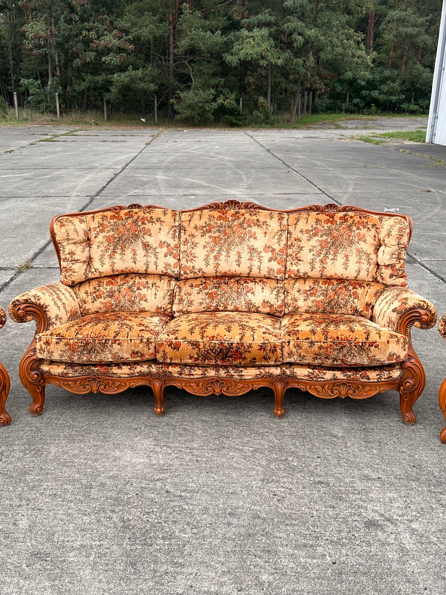 Zestaw salonowy w stylu ludwikowskim | Francja, XX w.