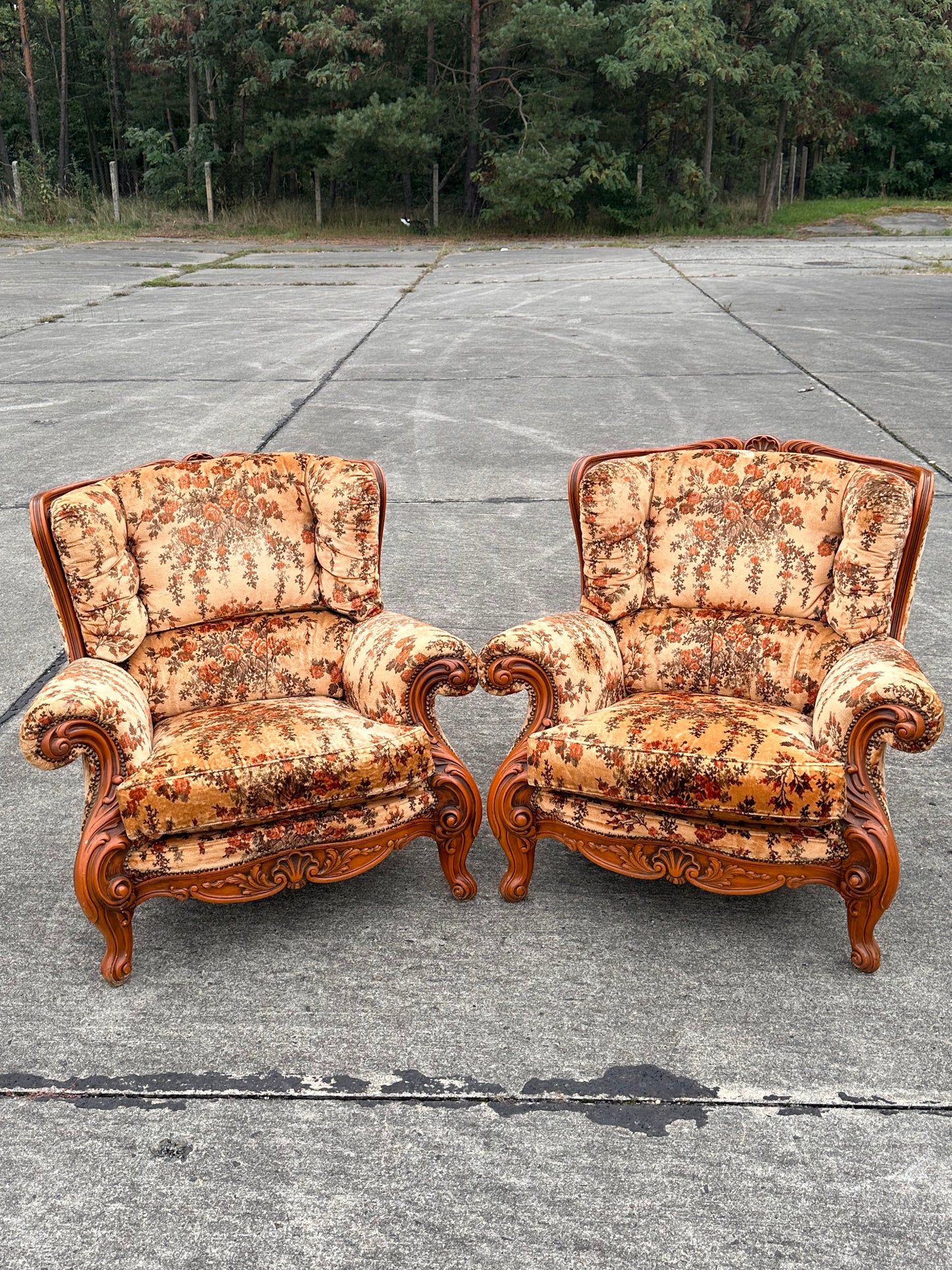 Zestaw salonowy w stylu ludwikowskim | Francja, XX w.