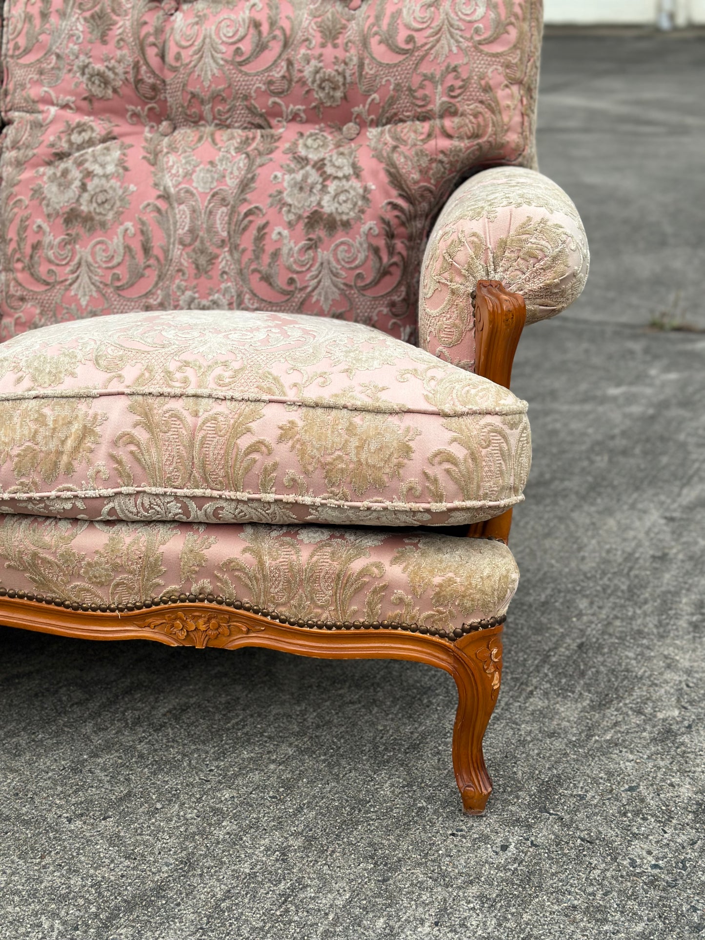 Zestaw salonowy w stylu ludwikowskim - Sofa, 2 fotele | Francja XX w.