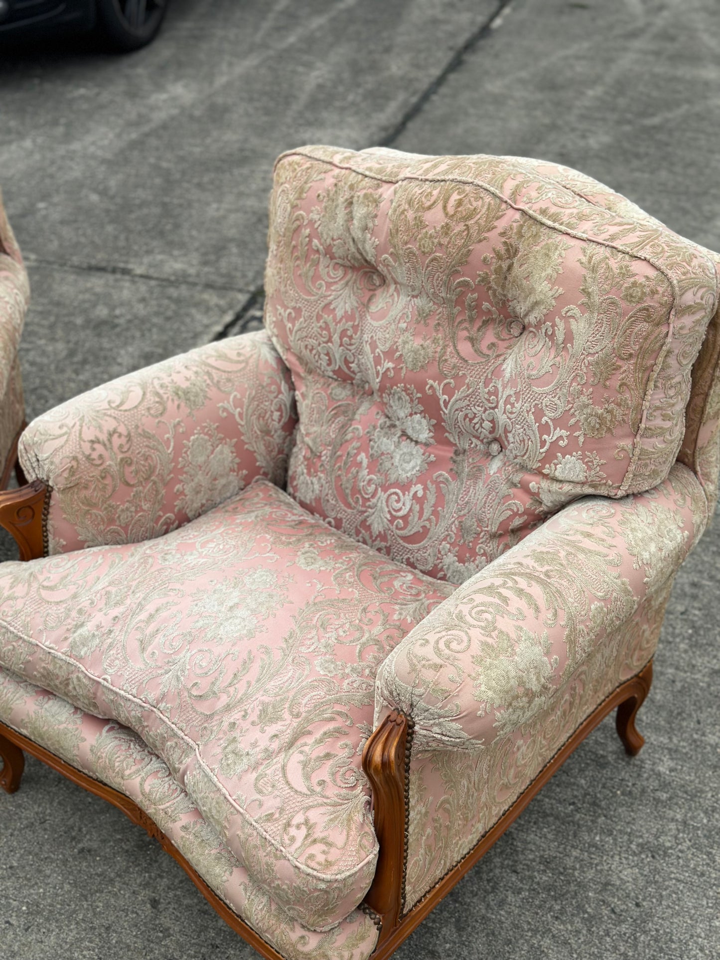 Zestaw salonowy w stylu ludwikowskim - Sofa, 2 fotele | Francja XX w.