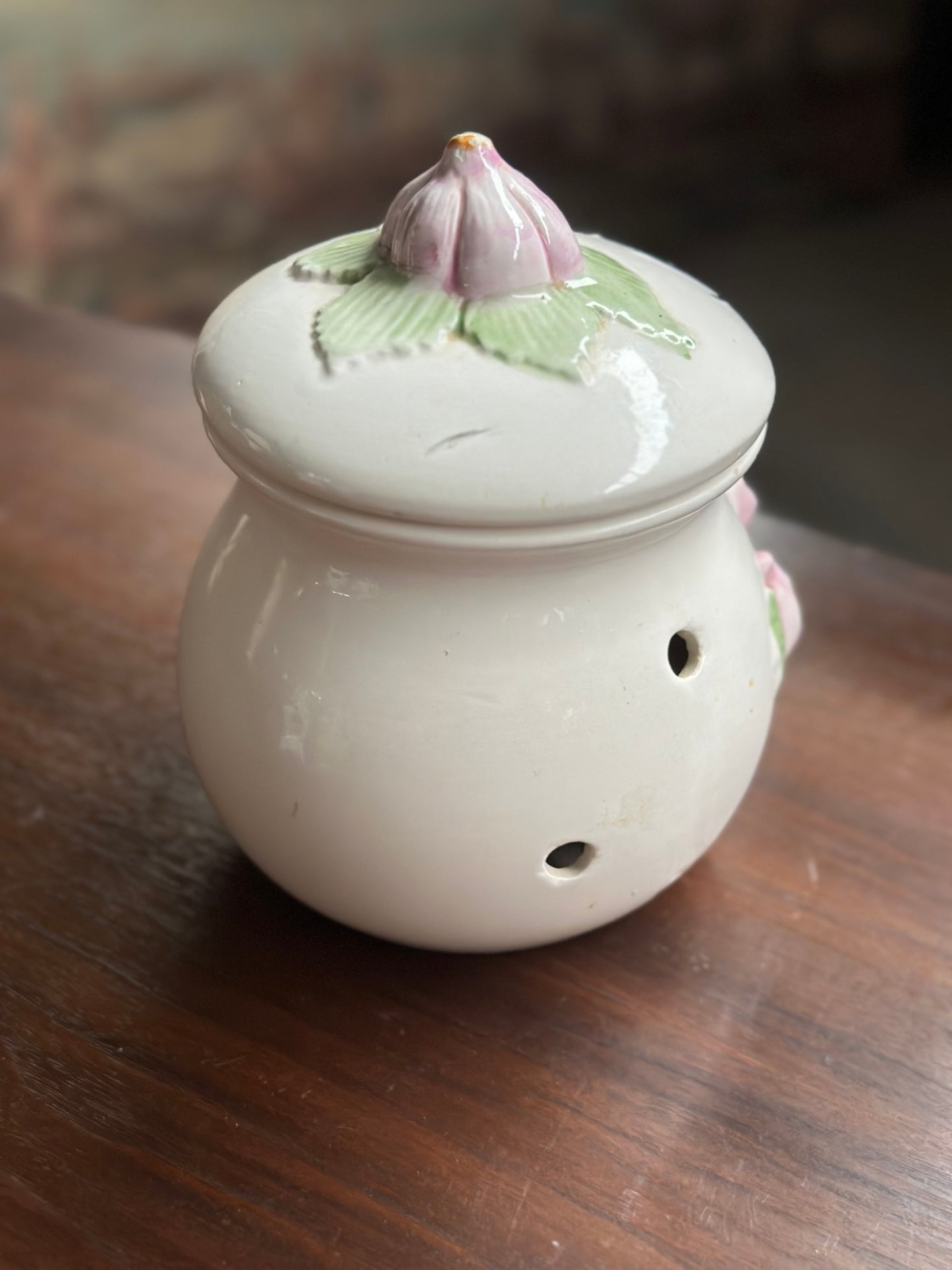 Pojemnik Ail Vintage "Francuski Czosnek" - Kuchenna Ceramika Z Francji