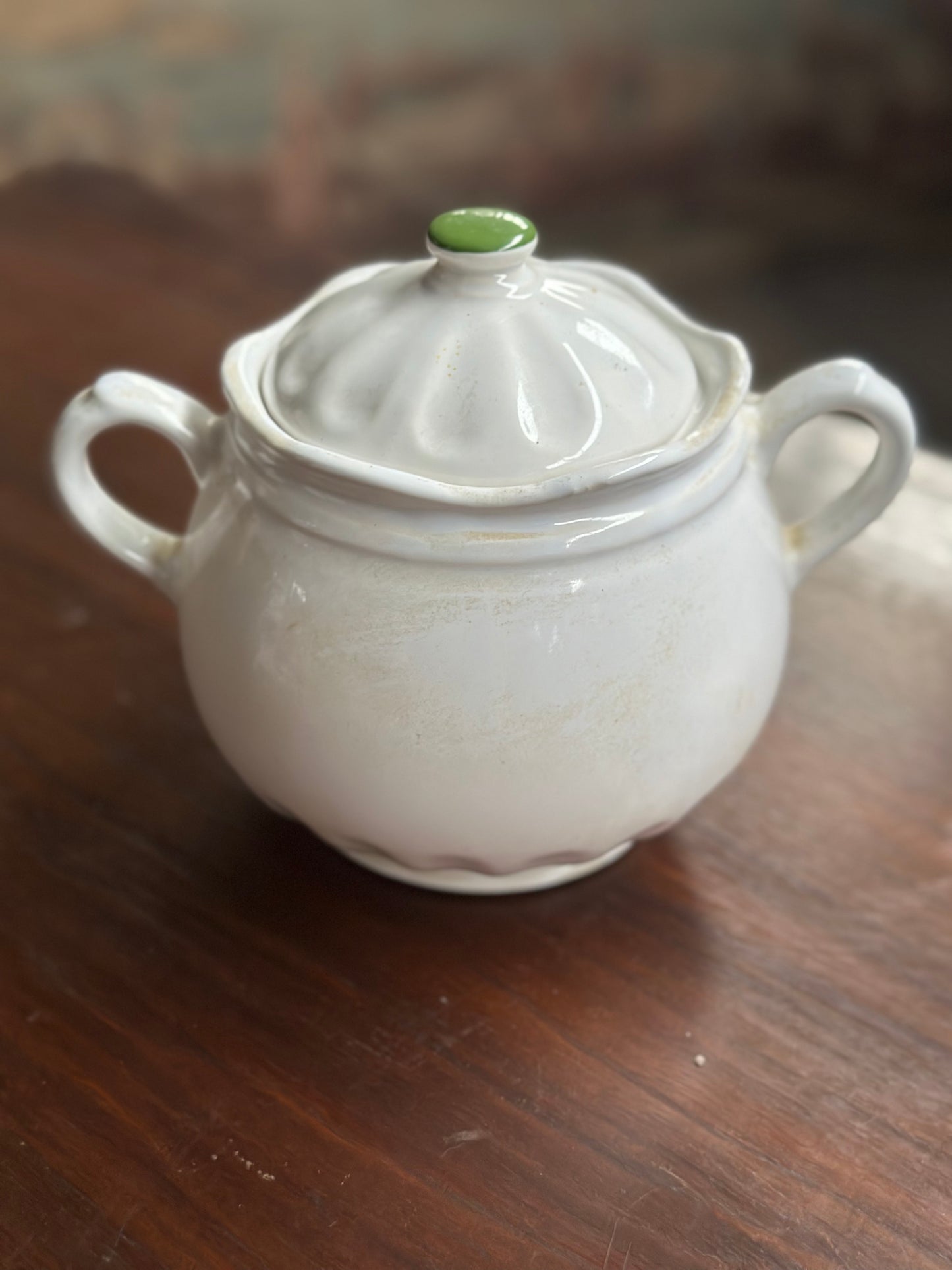 Pojemnik Vintage "Table Nette" - Francuska Ceramika Kuchenna Country Chic