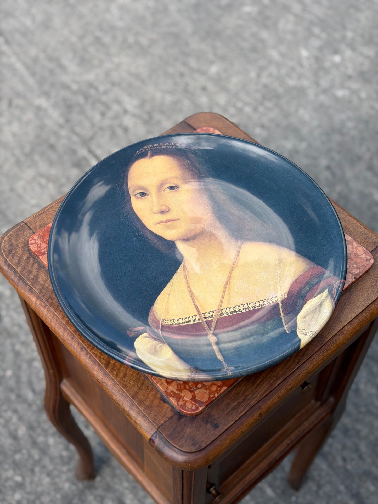 Talerz Ceramiczny Kolekcjonerski – Reprodukcja "La Muta" Rafaela, Imolarte, Włochy, Edycja Limitowana