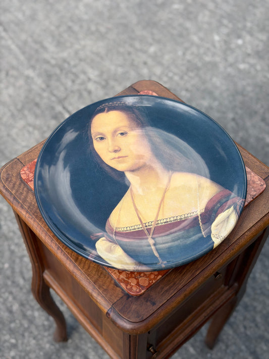 Talerz Ceramiczny Kolekcjonerski – Reprodukcja "La Muta" Rafaela, Imolarte, Włochy, Edycja Limitowana