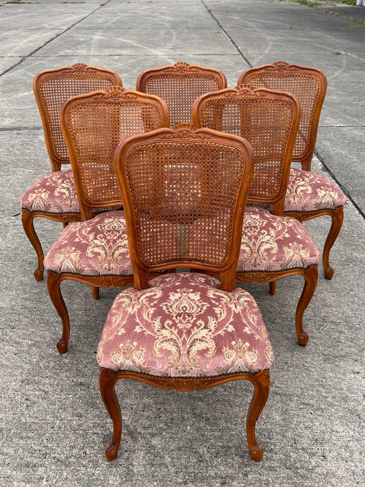 Zestaw 6 krzeseł ludwikowskich | Francja XX w.