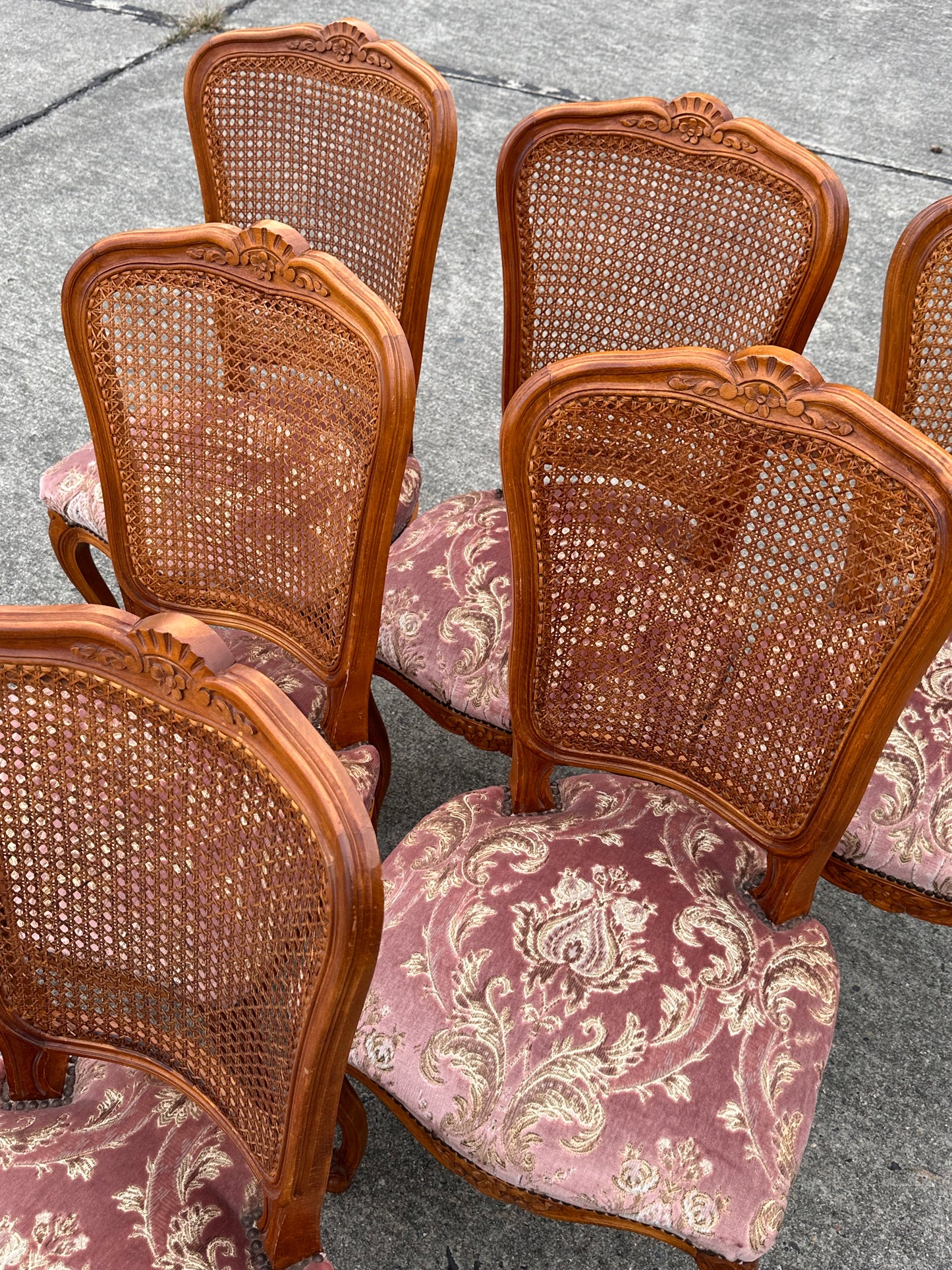 Zestaw 6 krzeseł ludwikowskich | Francja XX w.