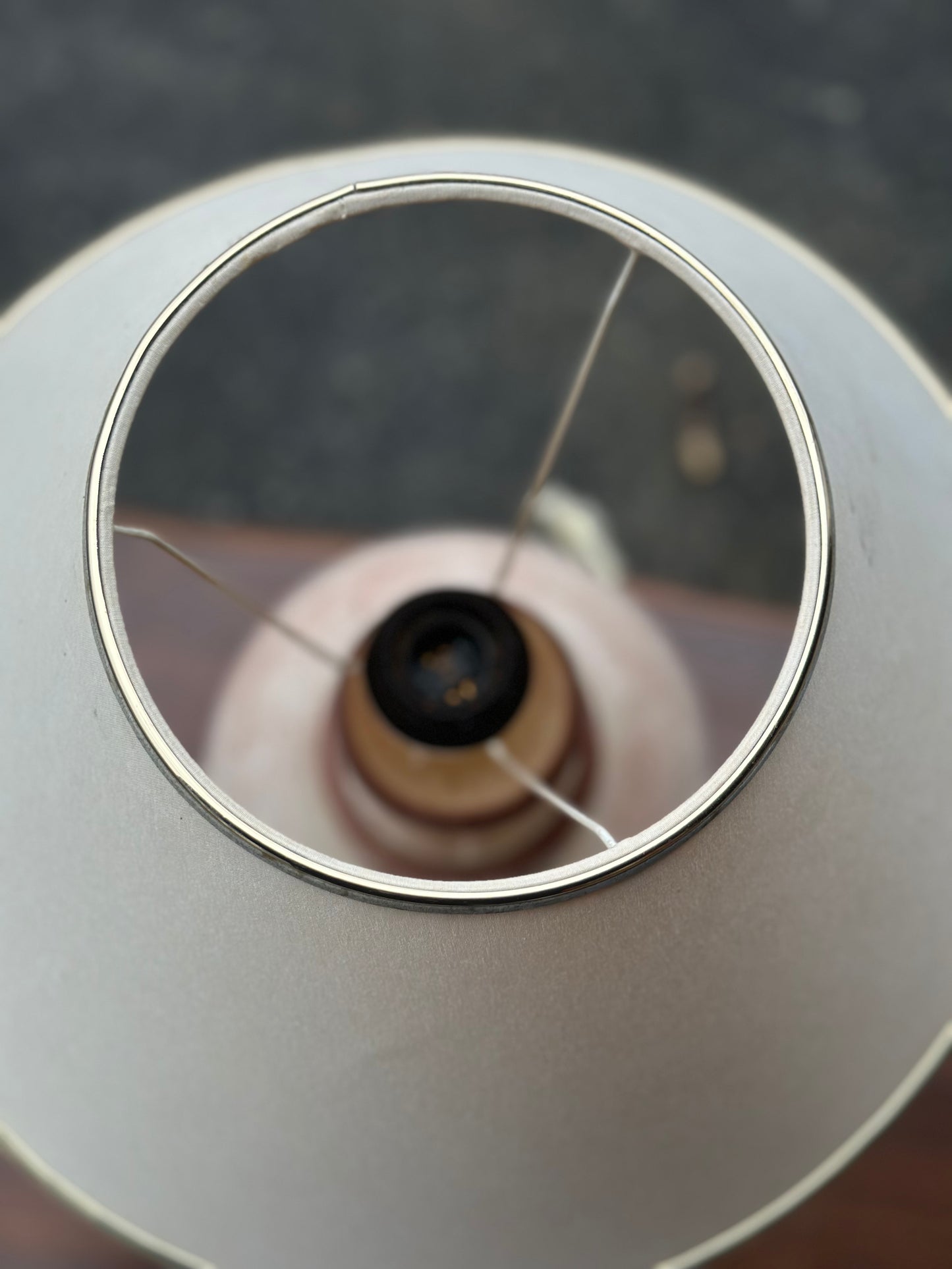 Lampa stołowa – styl fat lava Francja/Włochy vintage