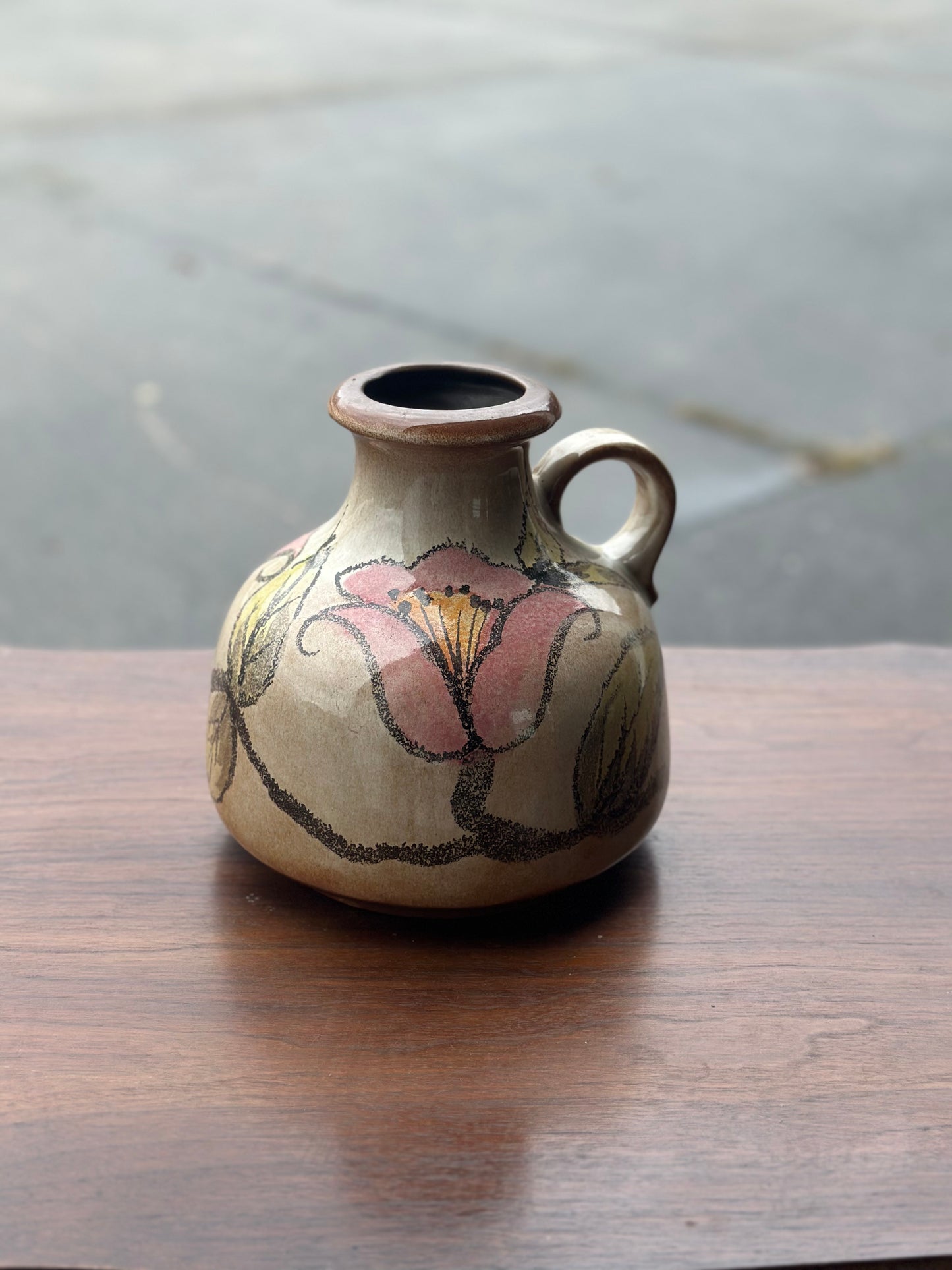 Mały dzbanuszek, ceramika vintage | Francja Lata 50./60. – Styl Vallauris