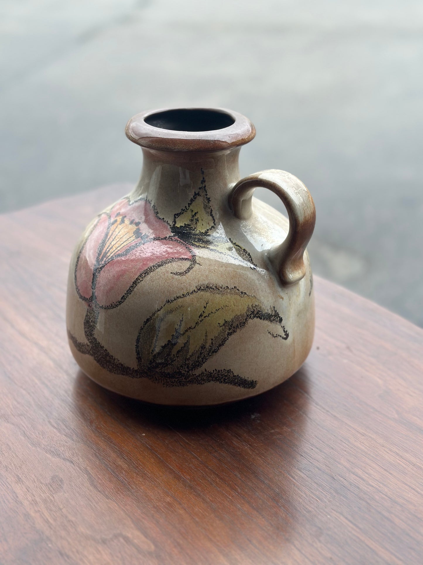 Mały dzbanuszek, ceramika vintage | Francja Lata 50./60. – Styl Vallauris