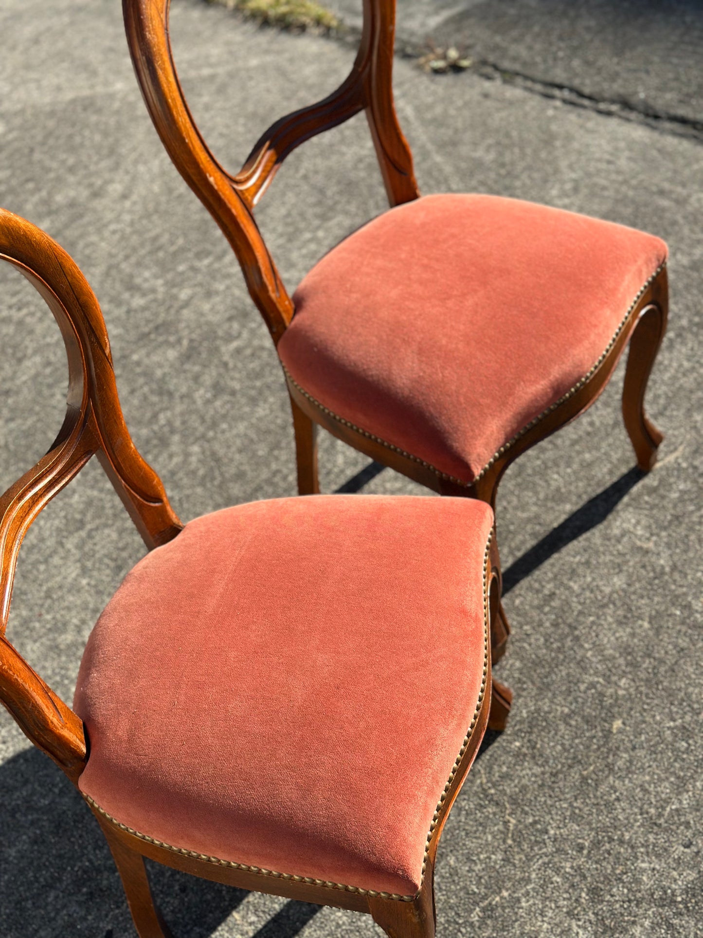 Zestaw 2 krzeseł w stylu Ludwika Filipa | Francja, XX w.